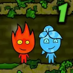 Fireboy And Watergirl In Forest Temple